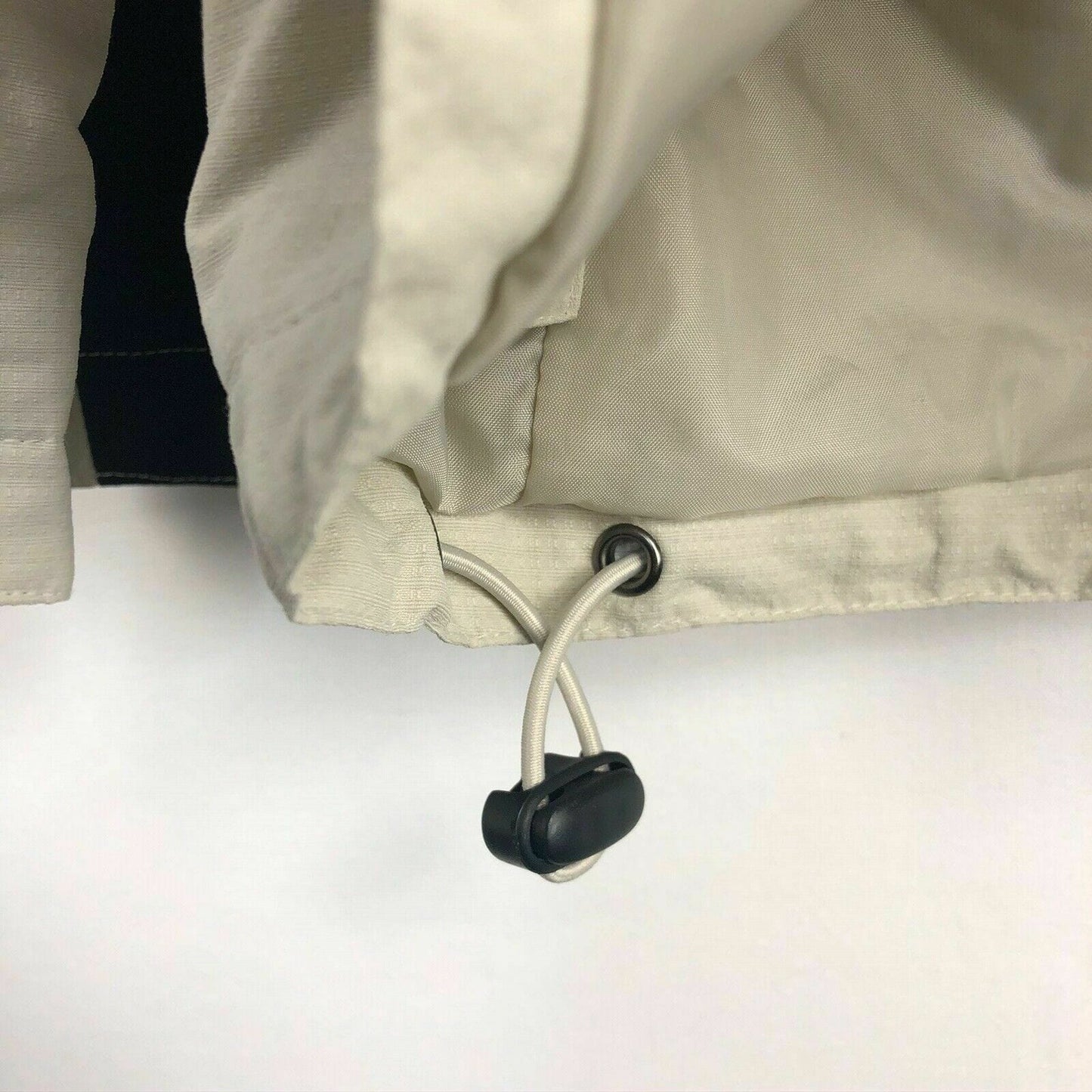 North End All Climate Wear Men's CAT Branded Jacket - Black/Beige - Size M - Pre-Owned