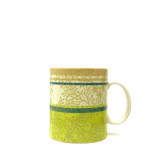Tranquil Starbucks ZEN LEAVES Coffee Cup Mug - 14 fl oz Blue Ceramic