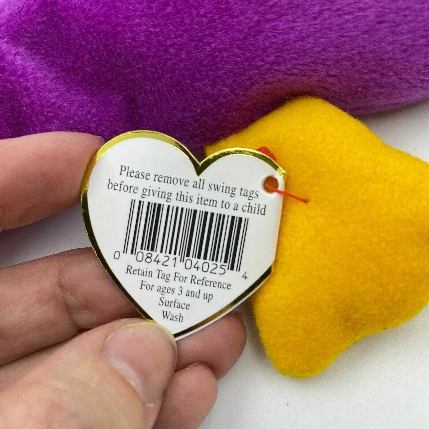 Ty Original Beanie Babies Patti Platypus Vintage Plush Toy Mint Condition