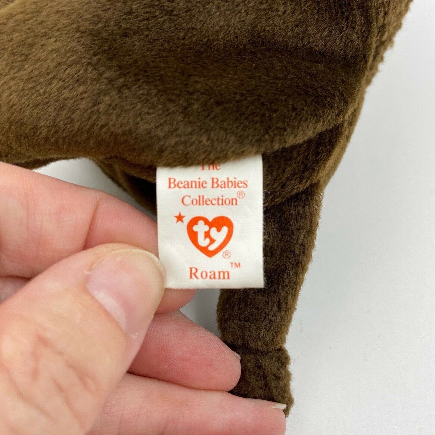 Ty Original Beanie Babies Roam The Buffalo Plush Toy - Excellent Cond. 1998
