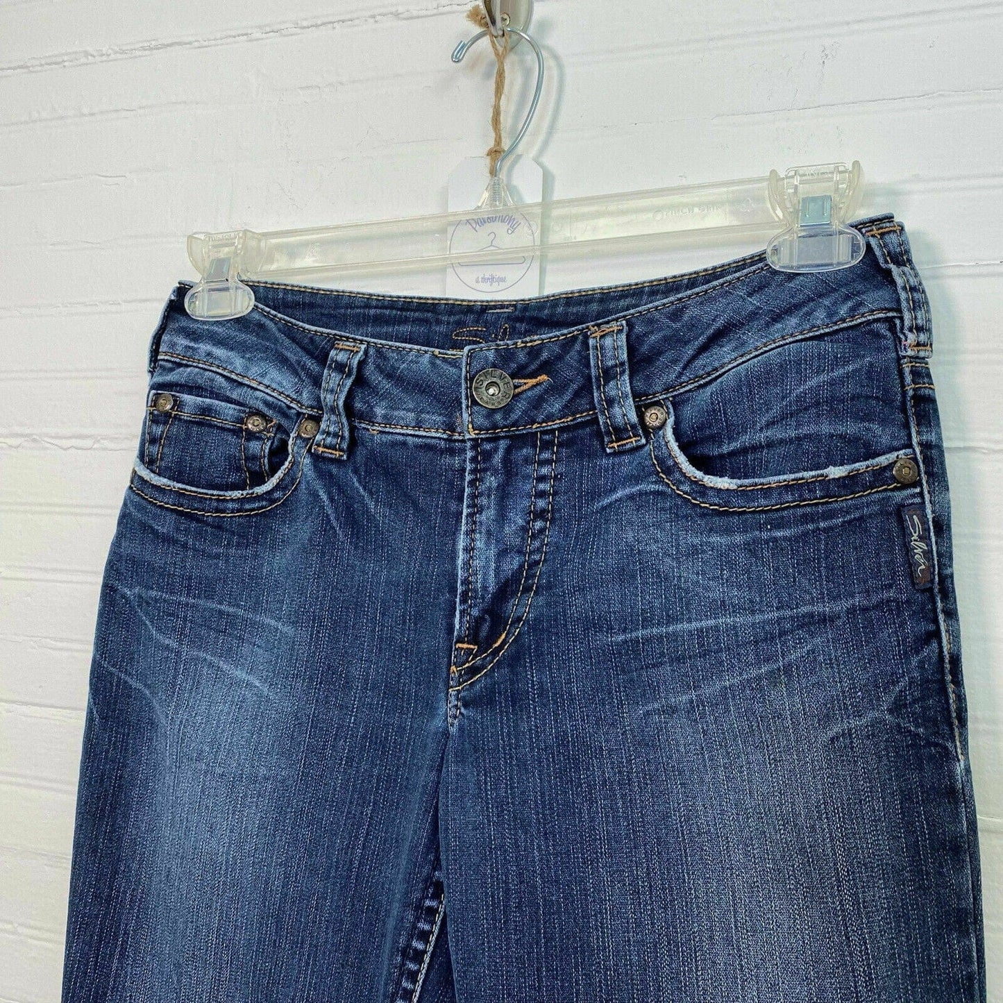 Silver Jeans Co. Women's Suki Bootcut Jeans - Dark Blue Denim - Size 29 W30 L31 - Pre-Owned