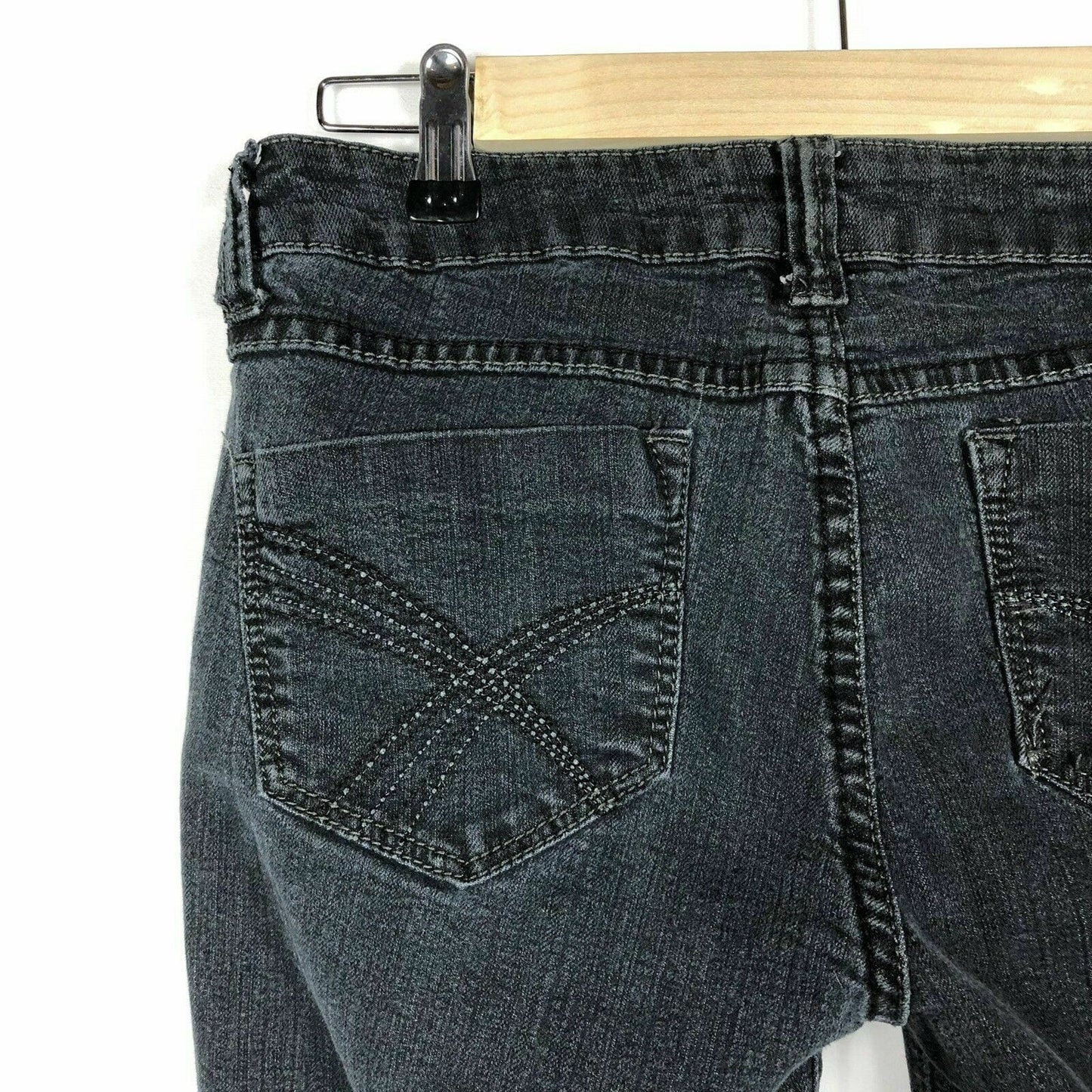 Bongo London Juniors' Low-Rise Skinny Jeans - Blue Denim - Size 9