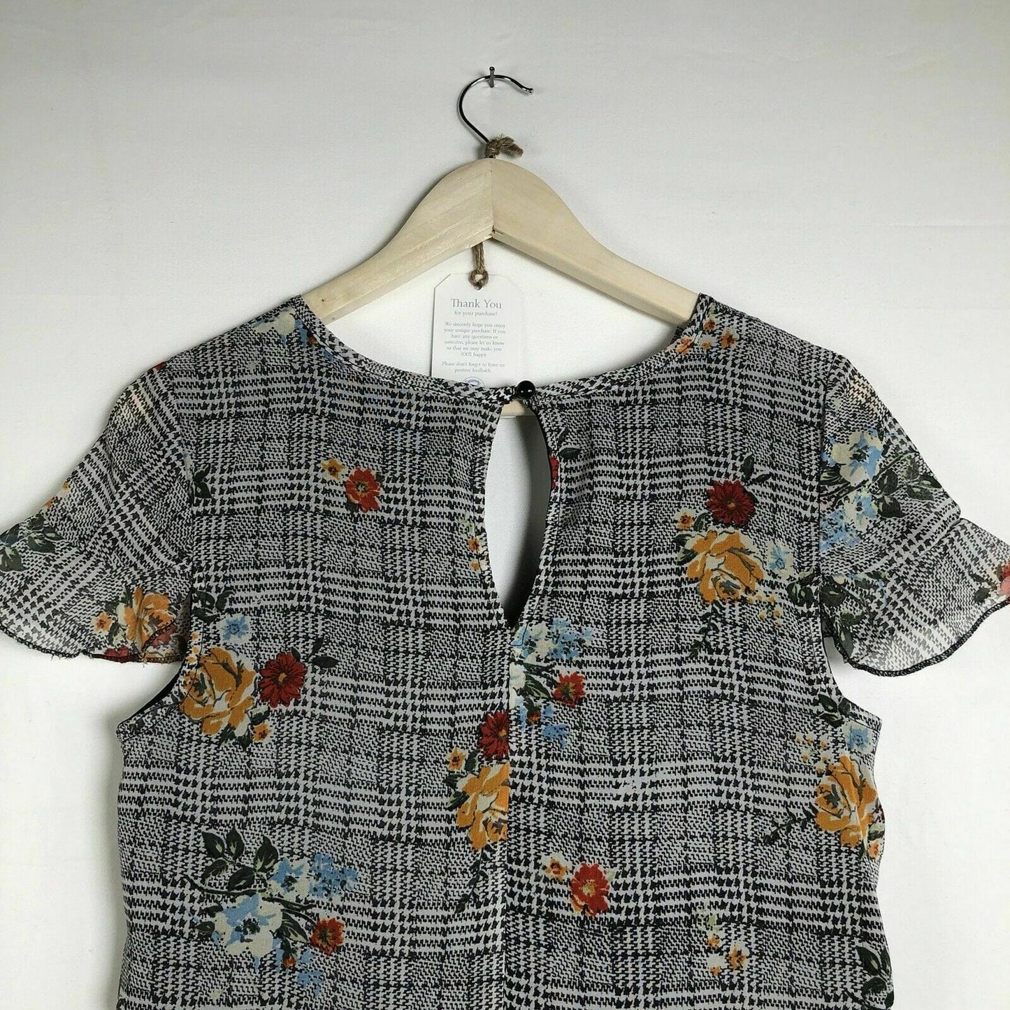 Bailey Blue Juniors Sleeveless Fit & Flare Dress with Keyhole Tie Front - Size M - New with Tags
