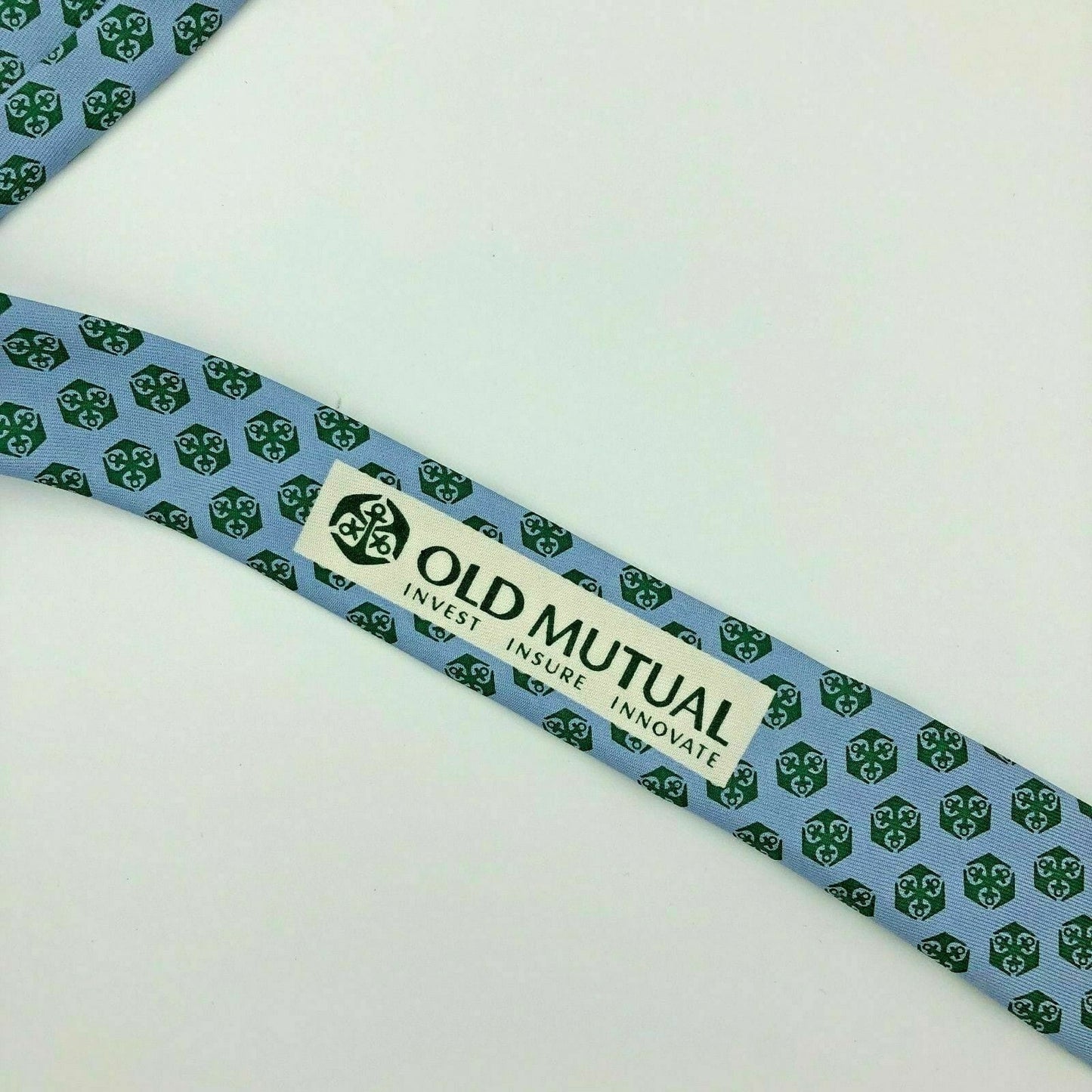 Vineyard Vines Mens Custom Tie Old Mutual Insurance Financial Services Blue Green