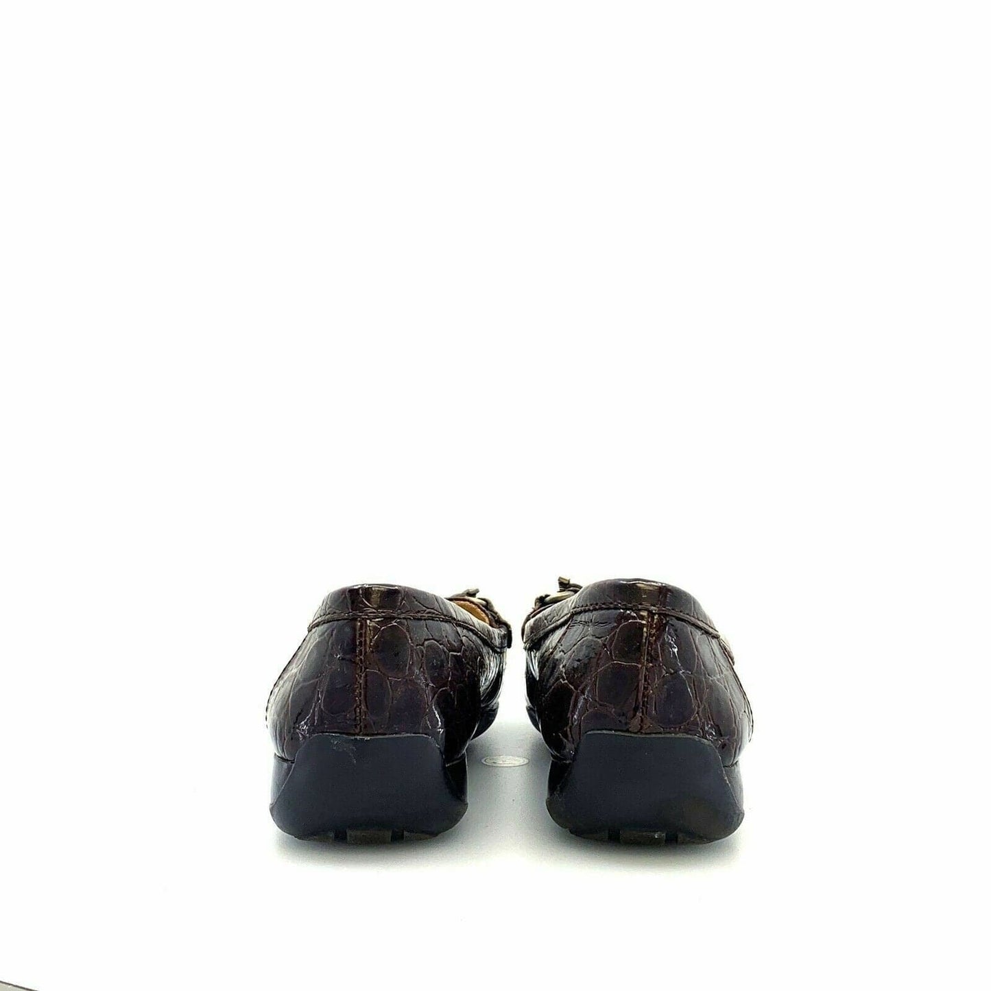 Naturalizer Womens Cedra Crocodile Pattern Shoes Flats, Brown - Size 8M