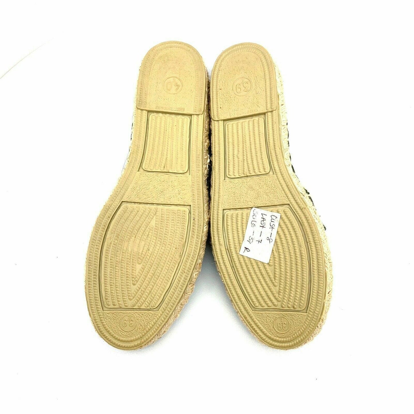 Ubuntu Womens Canvas Slip-On Shoes, Green - Size 8/9 *mismatch Handmade In Kenya