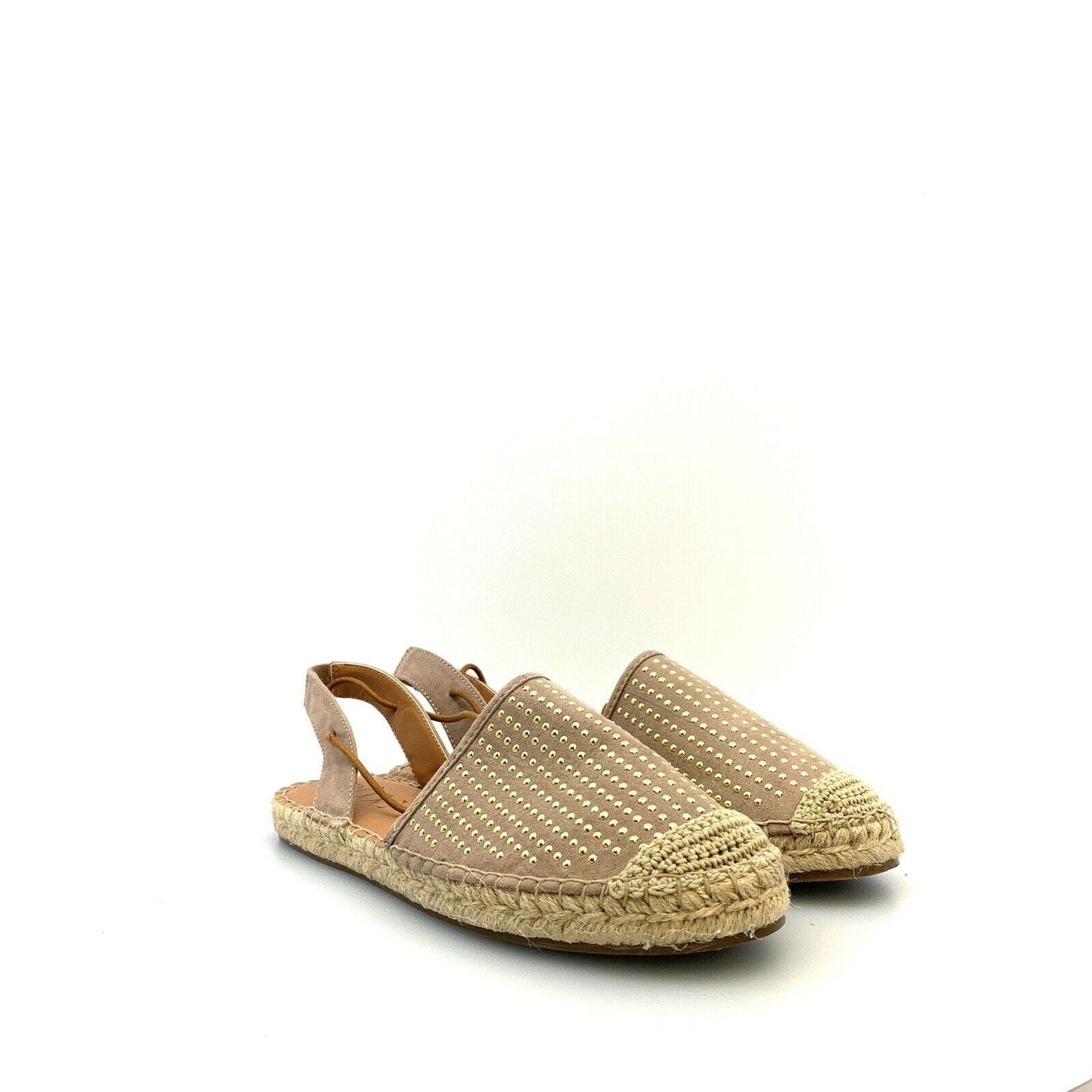 Groove Womens Leather Ankle Lace Sandals, Beige - Size 9.5