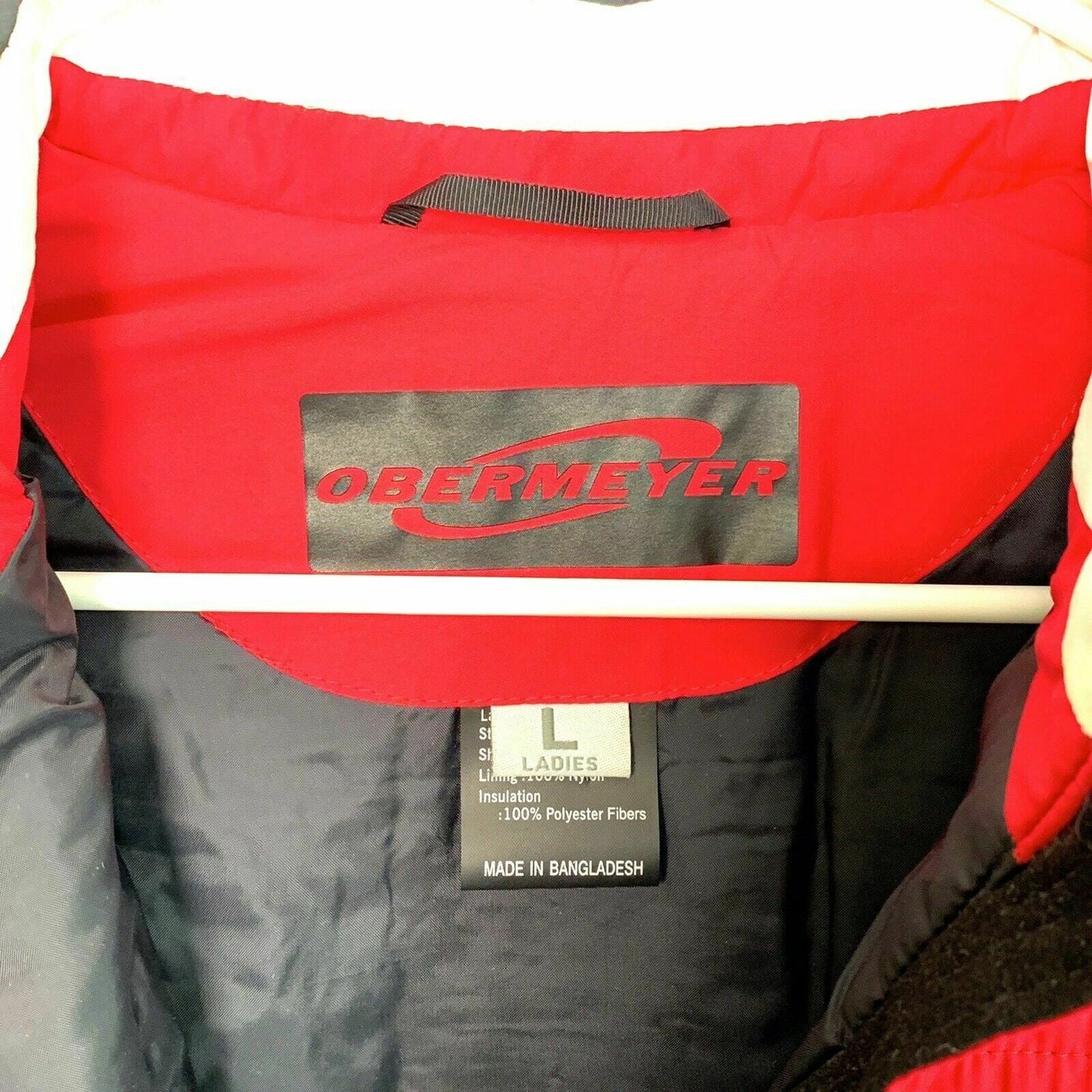 Women's Pink Quilted Full-Zip Ski Vest - Size L - Obermeyer