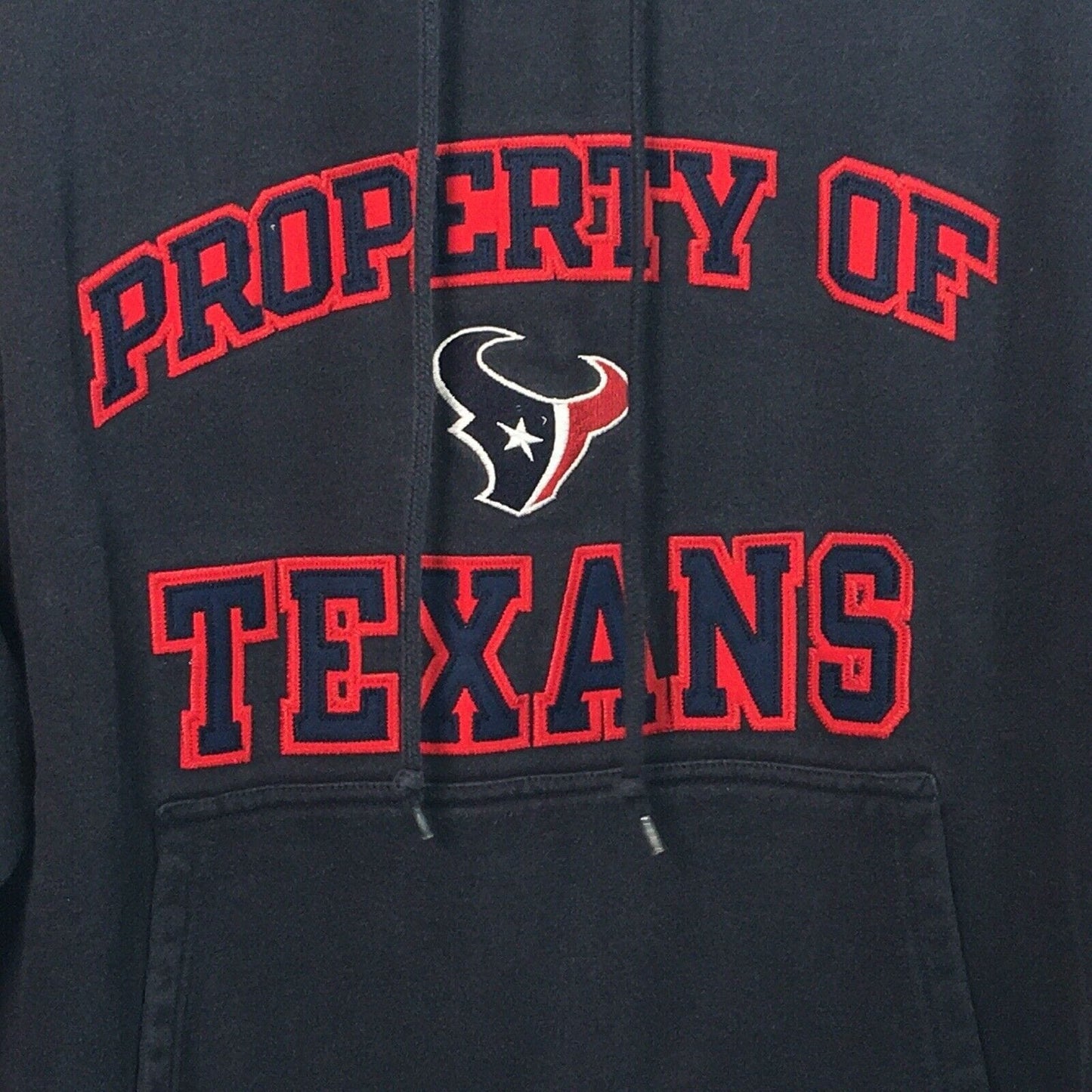 NFL Men's Houston Texans Black Pullover Hoodie Sweatshirt by Reebok - Size M