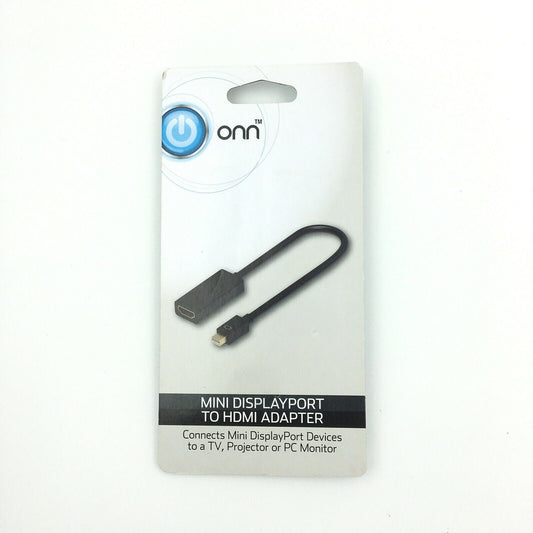 Onn Mini Displayport to HDMI Adapter For Device To TV Projector PC Monitor