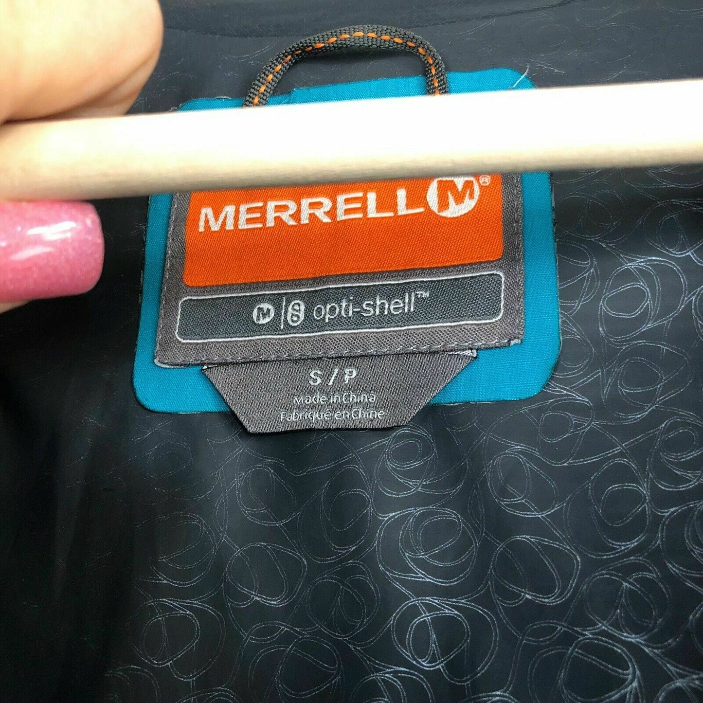 Merrell Women's Size S Teal Blue Opti-Shell Hooded Jacket