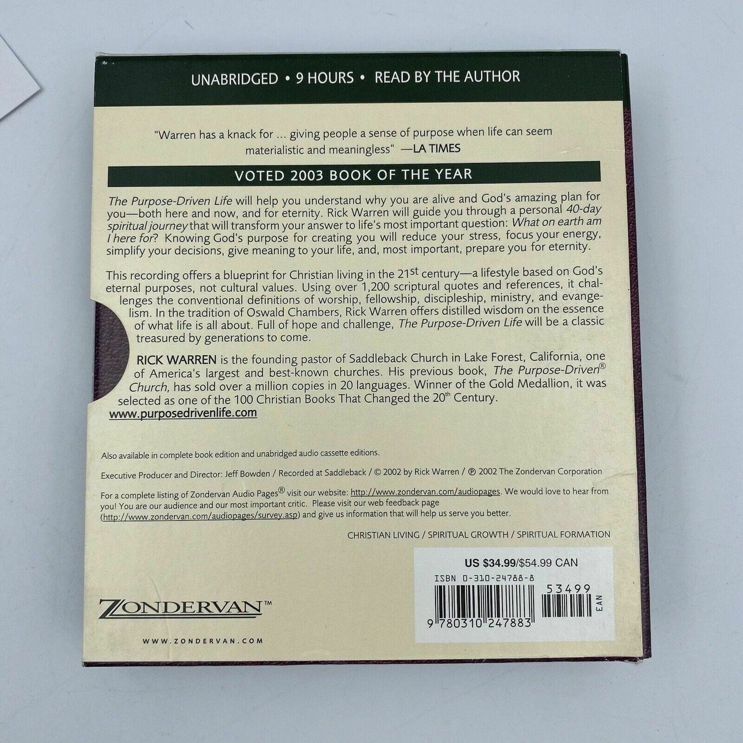 The Purpose Driven Life Ser.: What on Earth Am I Here For? by Rick Warren 2002