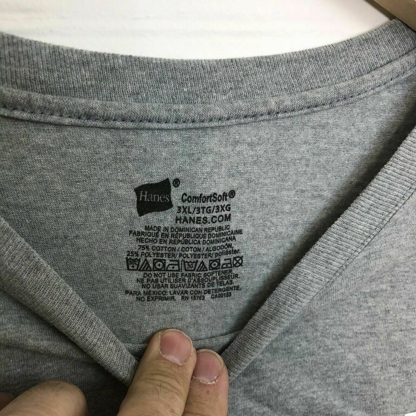 Hanes Men's Gray 'Texas By Sunrise' ComfortSoft T-Shirt - Short Sleeve - Size 3XL