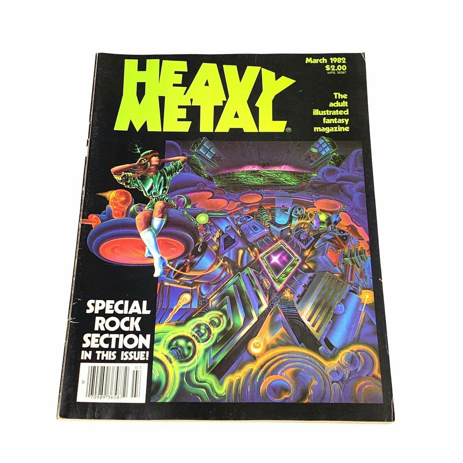 HEAVY METAL - Adult Illustrative Fantasy Magazine - March 1982 - parsimonyshoppes