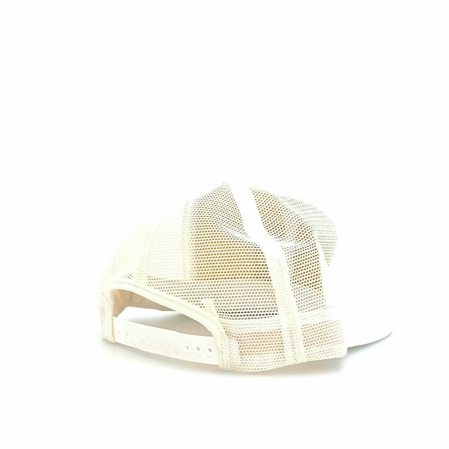 VTG HILL SEED Patch Mesh SnapBack Trucker Hat, White - Adjustable - parsimonyshoppes
