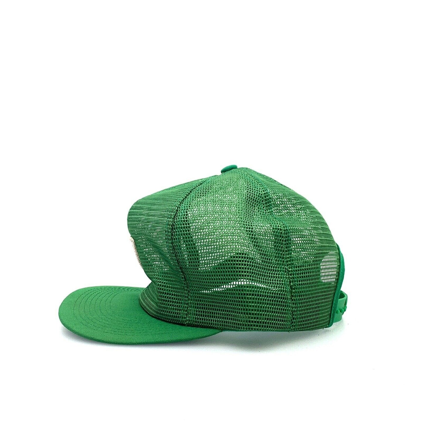 Vintage Hubbard Feed Green Mesh SnapBack Trucker Hat OSFM - parsimonyshoppes