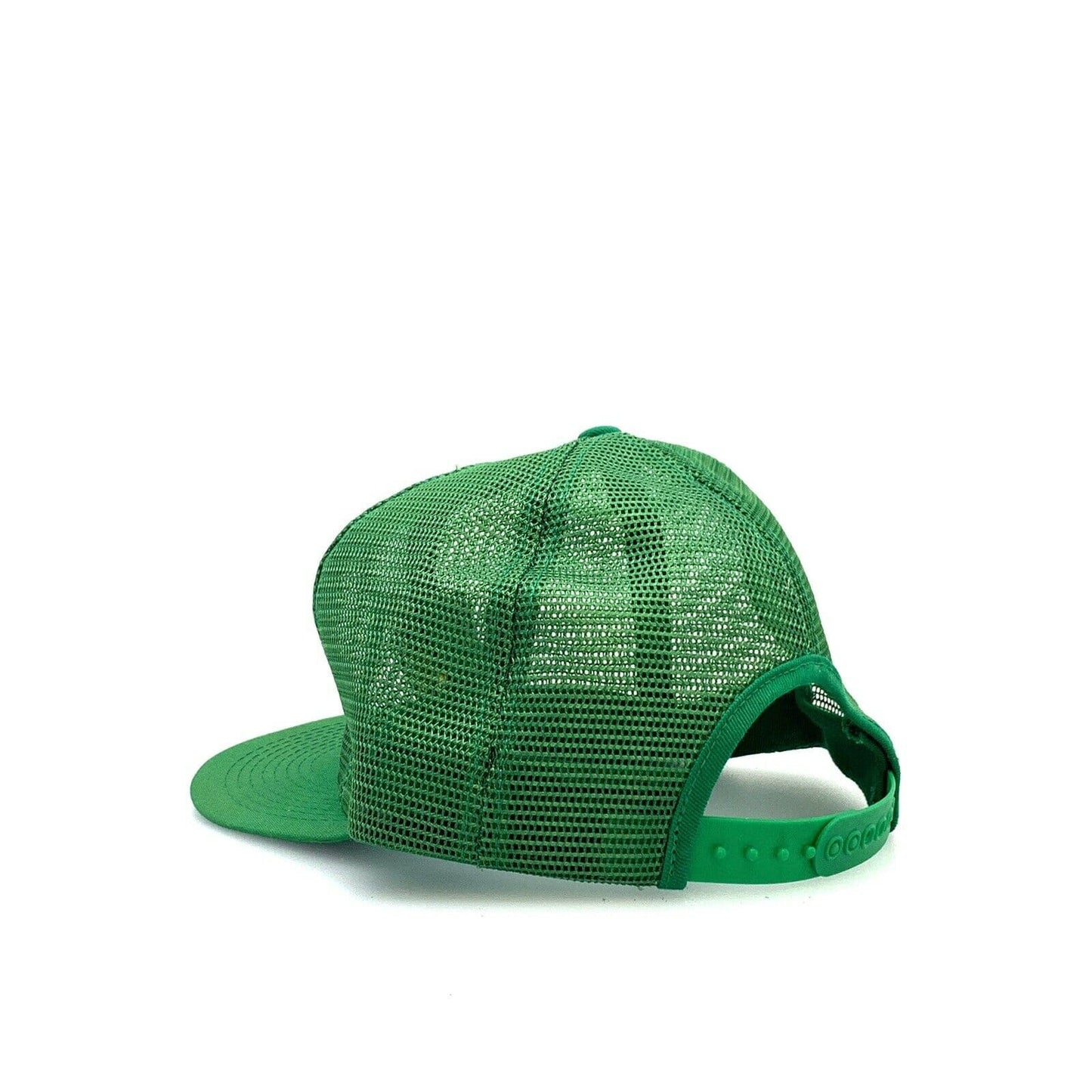 Vintage Hubbard Feed Green Mesh SnapBack Trucker Hat OSFM - parsimonyshoppes