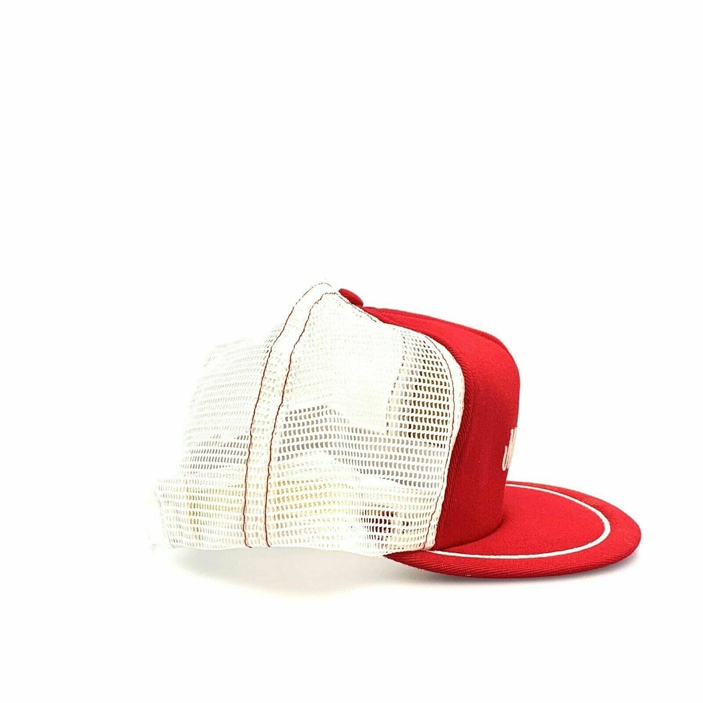 M&B Brand OLD MILWAUKEE BEER SnapBack Mesh Trucker Hat, Red / White - Adjustable - parsimonyshoppes