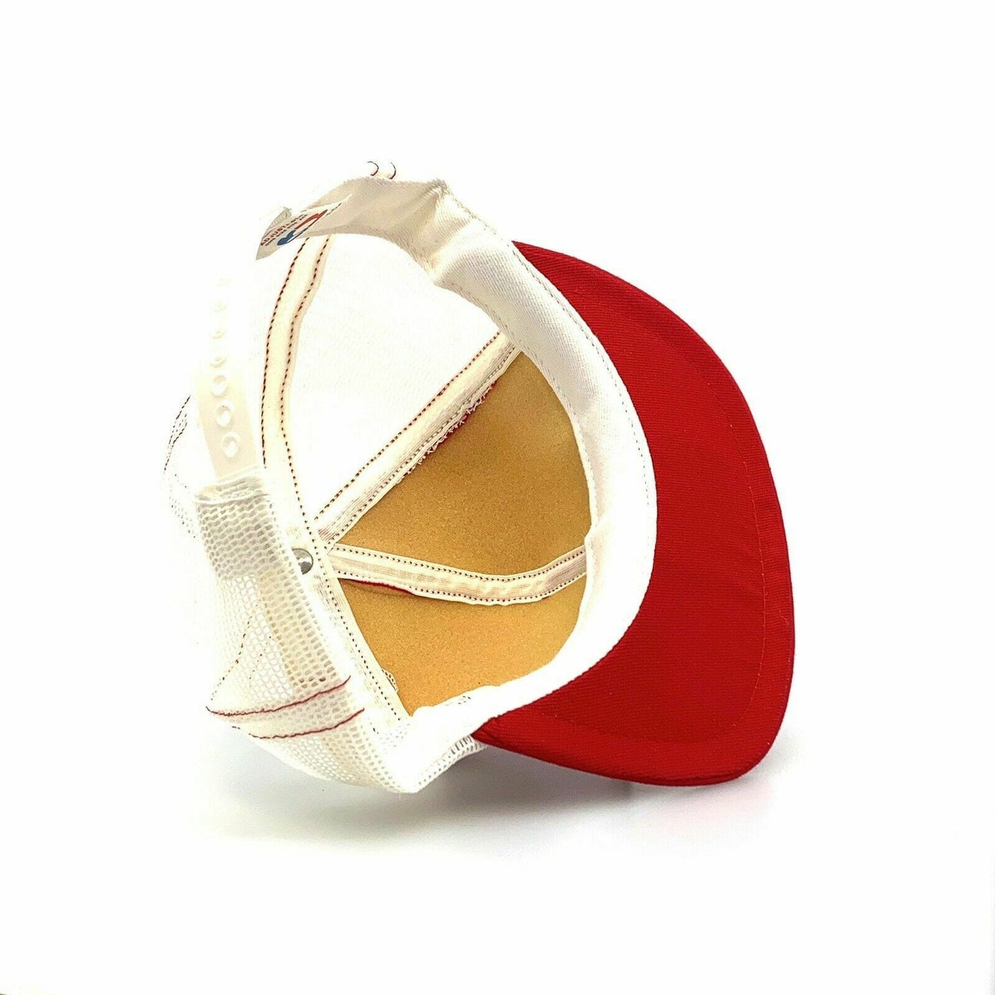 M&B Brand OLD MILWAUKEE BEER SnapBack Mesh Trucker Hat, Red / White - Adjustable - parsimonyshoppes