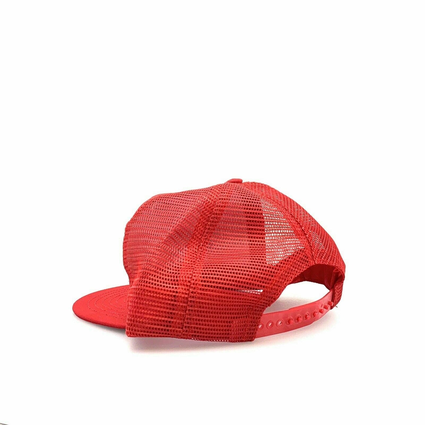 VTG Crown Mfg TISCO Foam Mesh Snapback Trucker Hat, RED - OSFA - parsimonyshoppes