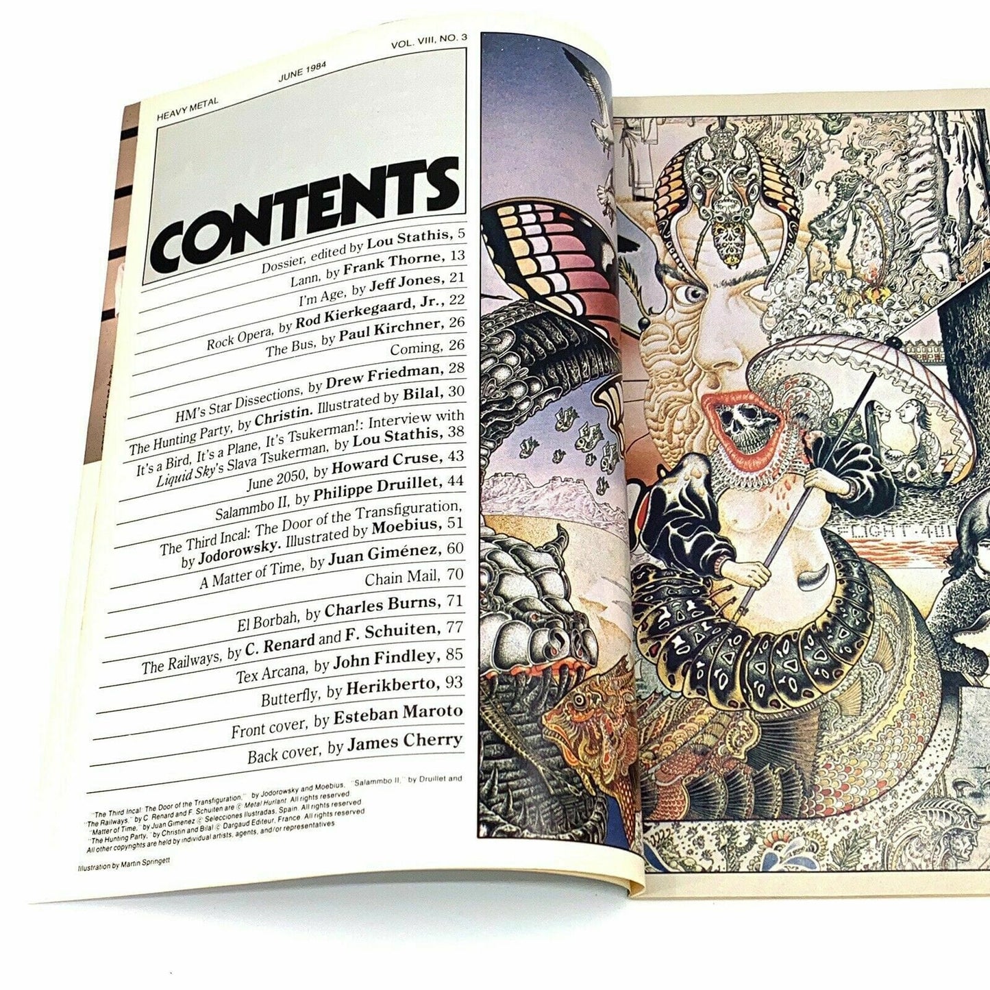 HEAVY METAL - Adult Illustrative Fantasy Magazine - June 1984 - parsimonyshoppes