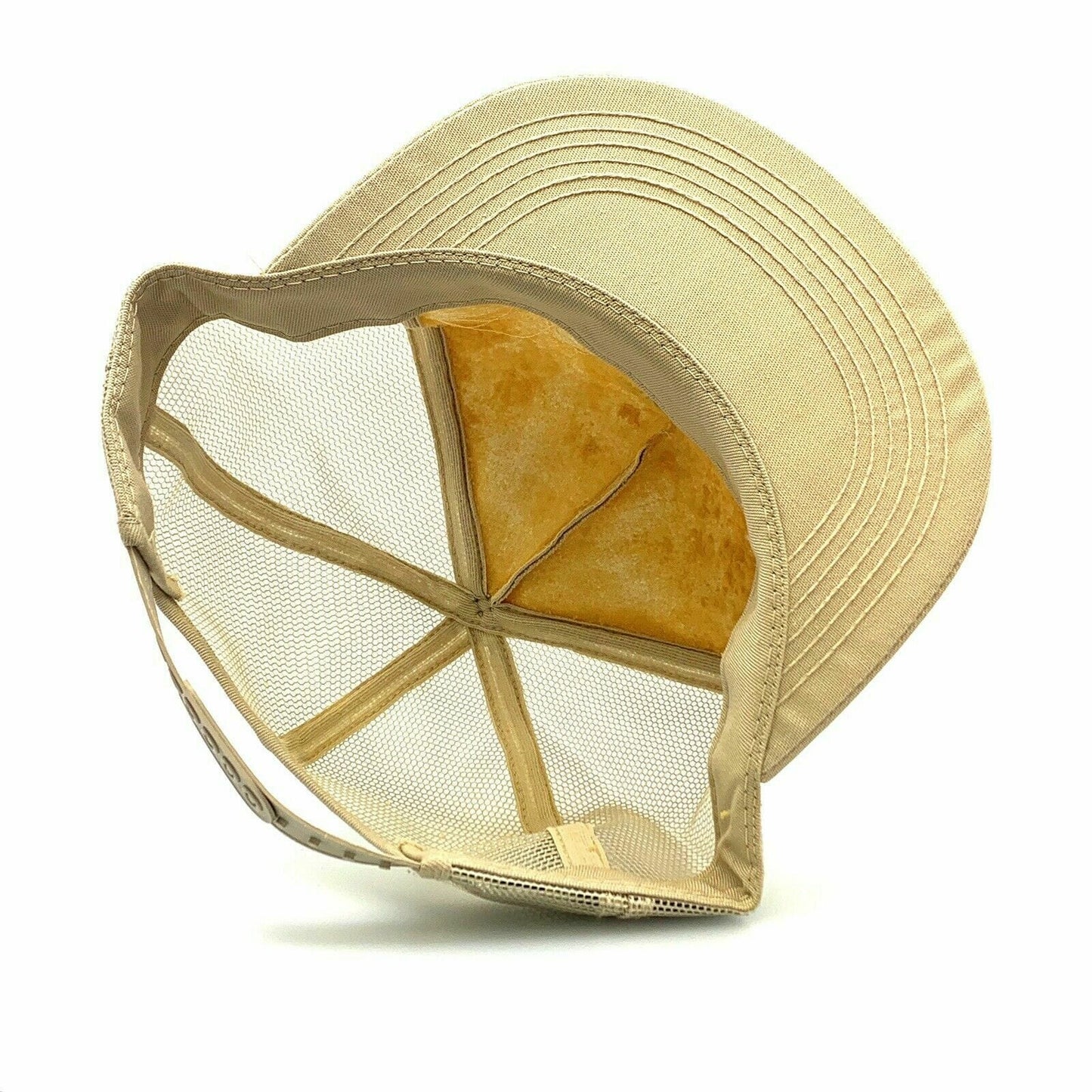 VTG K Products NC+ Hybrids SnapBack Trucker Hat, Beige - Adjustable - parsimonyshoppes