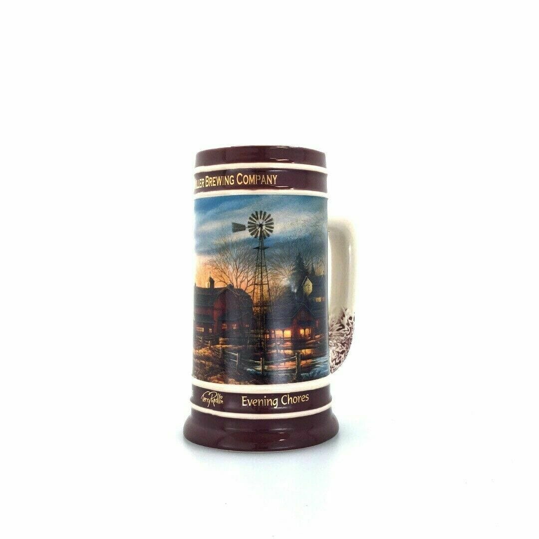 The Miller Brewing Company Collector Stein By Terry Redlin 2010 Evening Chores - parsimonyshoppes
