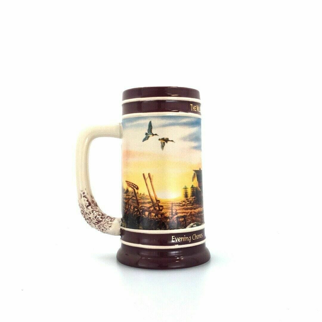 The Miller Brewing Company Collector Stein By Terry Redlin 2010 Evening Chores - parsimonyshoppes