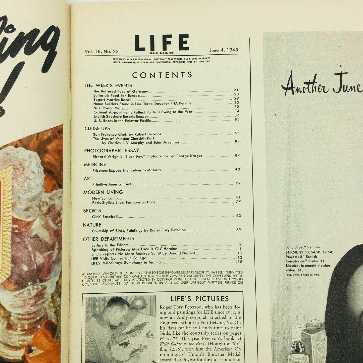 “To The American People” Issue Vintage Life Magazine June 4, 1945 - parsimonyshoppes