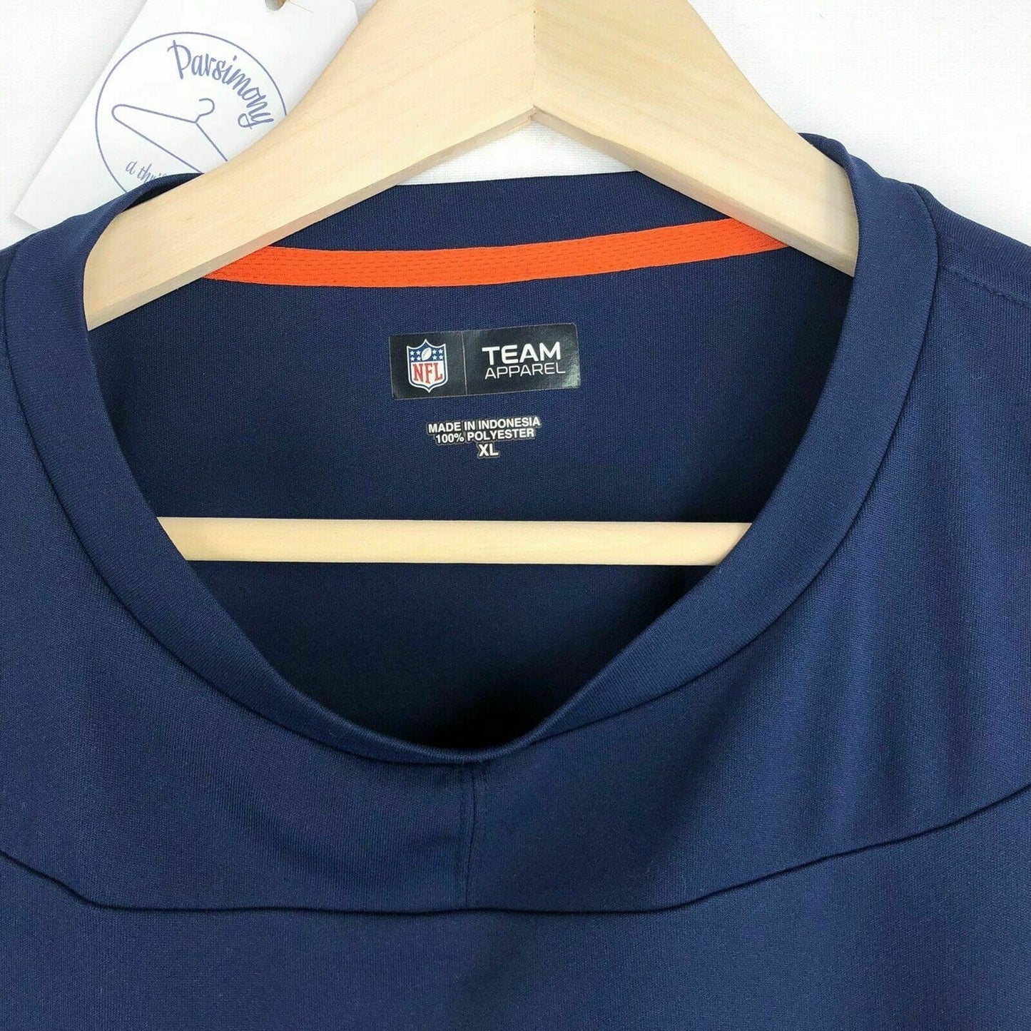 NFL Team Apparel Mens Denver Broncos T Shirt, Blue - Size XL - parsimonyshoppes
