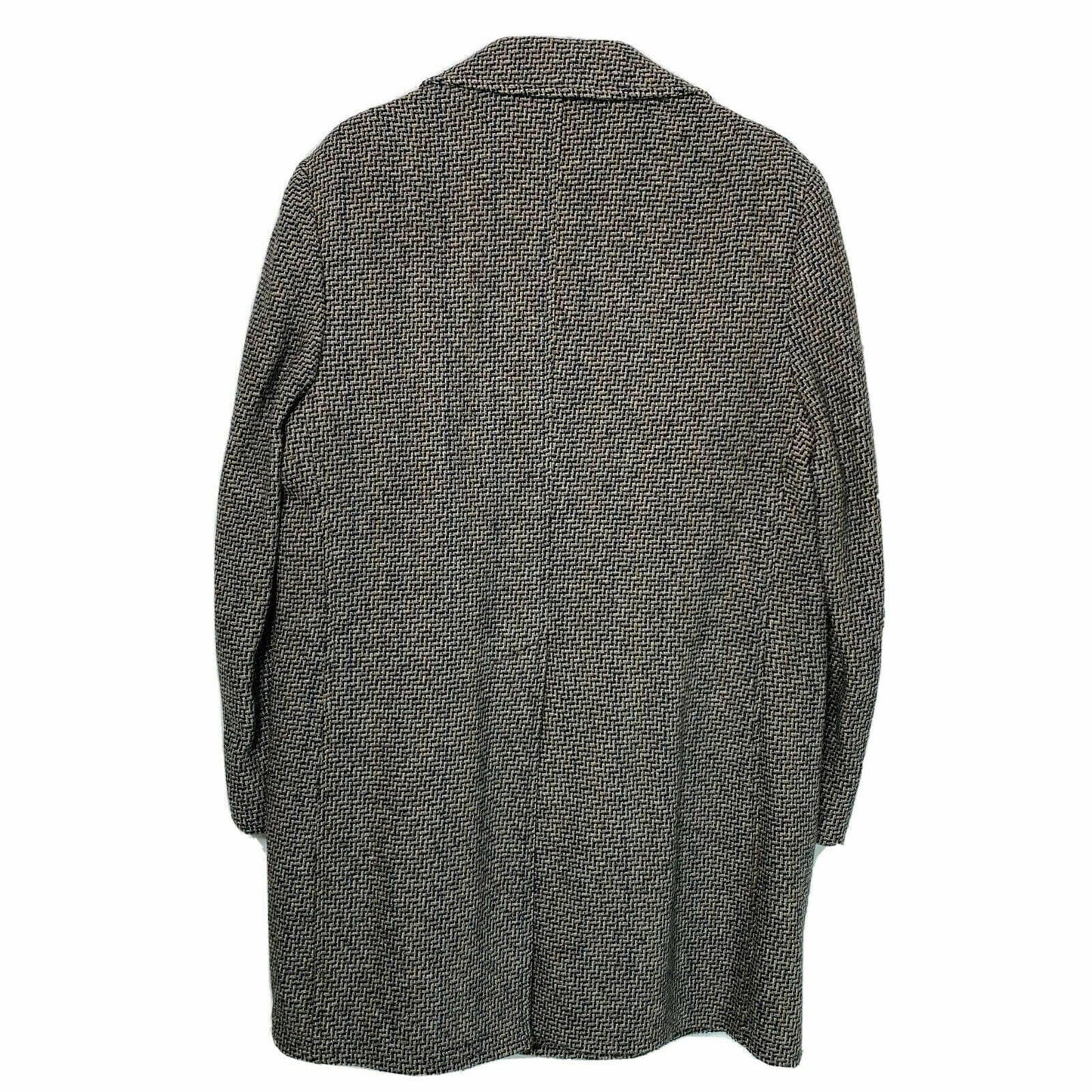 Vintage McGregor Mens Wool Herringbone Overcoat, Gray - Size 40 - parsimonyshoppes