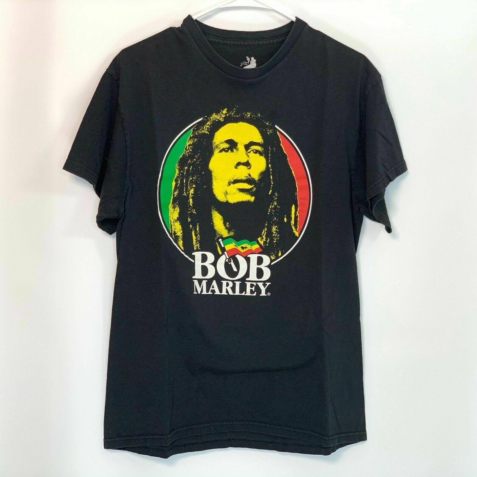 ZION ROOTSWEAR BOB MARLEY ボブマーリー ラップTシャツ ラップT USA製 メンズS /eaa348106