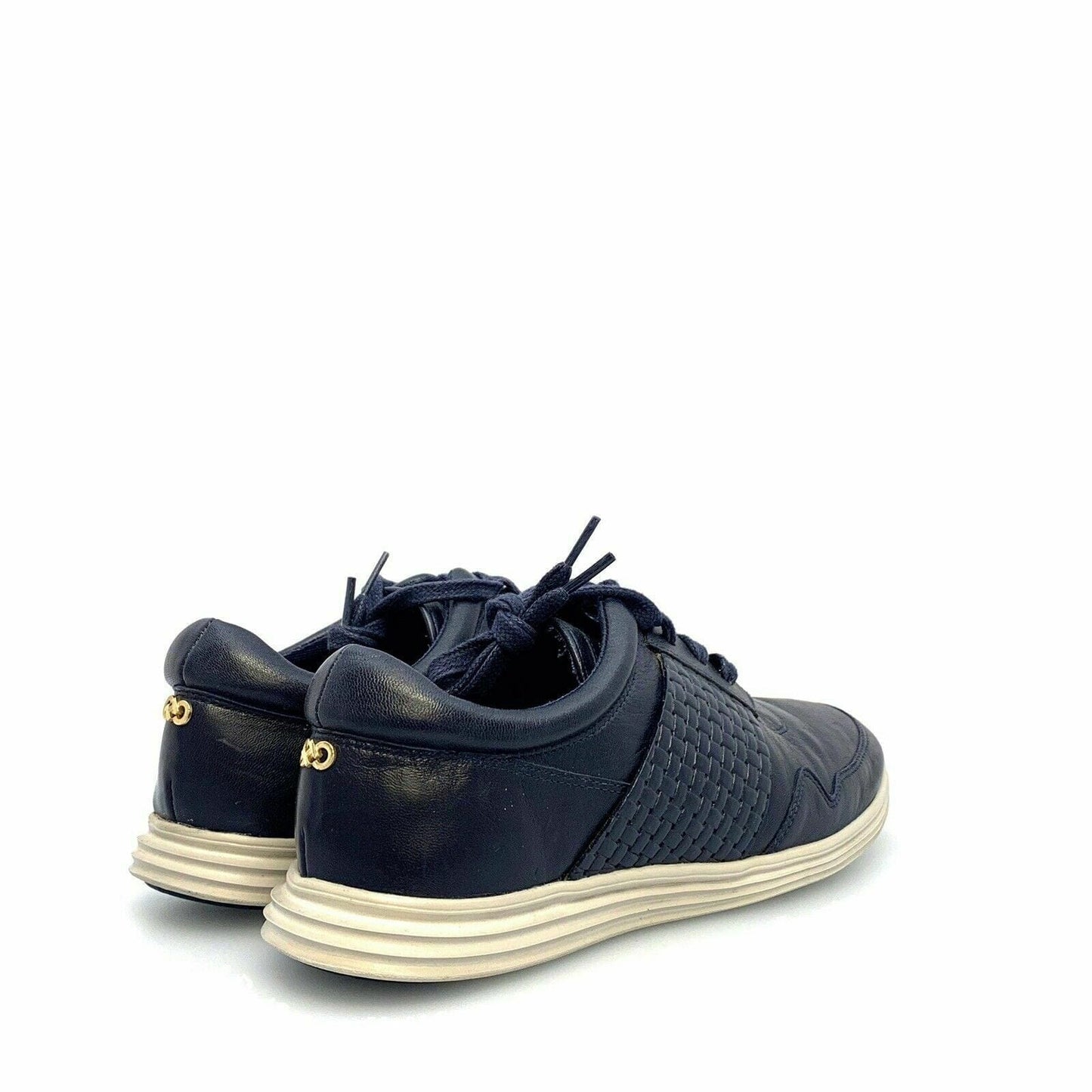 Cole Haan Womens Zero Grand.OS Lace Up Sneakers Leather Shoes, Dark Blue - 5B