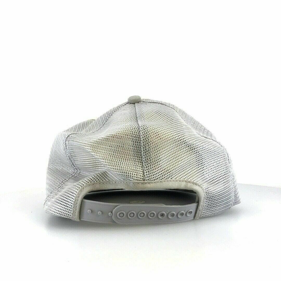 Vintage Snap-On Tools White Trucker Hat - Rick Mears Snapback - Very Good - Unisex