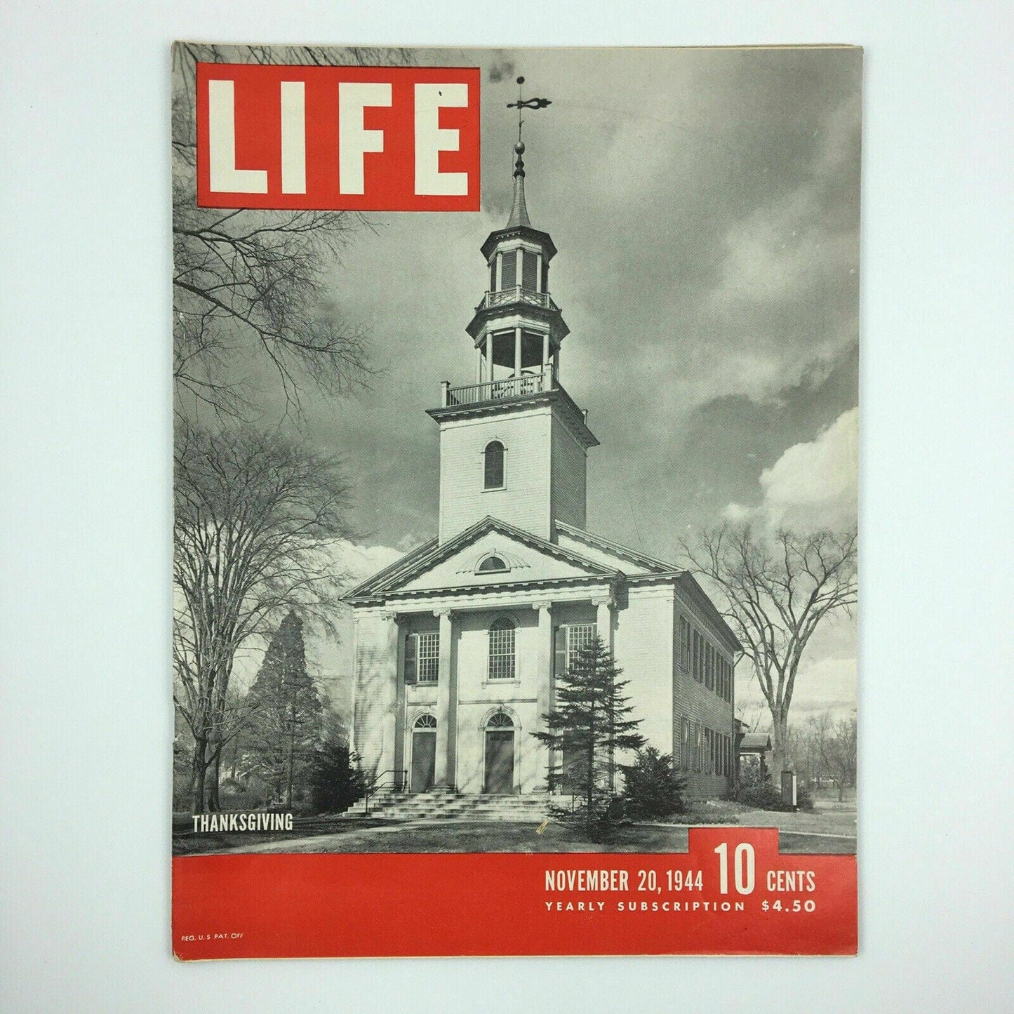 Rare & Classic Thanksgiving Issue Vintage Life Magazine - November 20, 1944