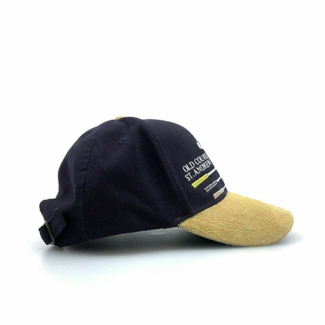 Nostalgic Heritage Of Scotland Vintage Old Course St. Andrews Embroidered Hat - Blue/Beige - Adjustable