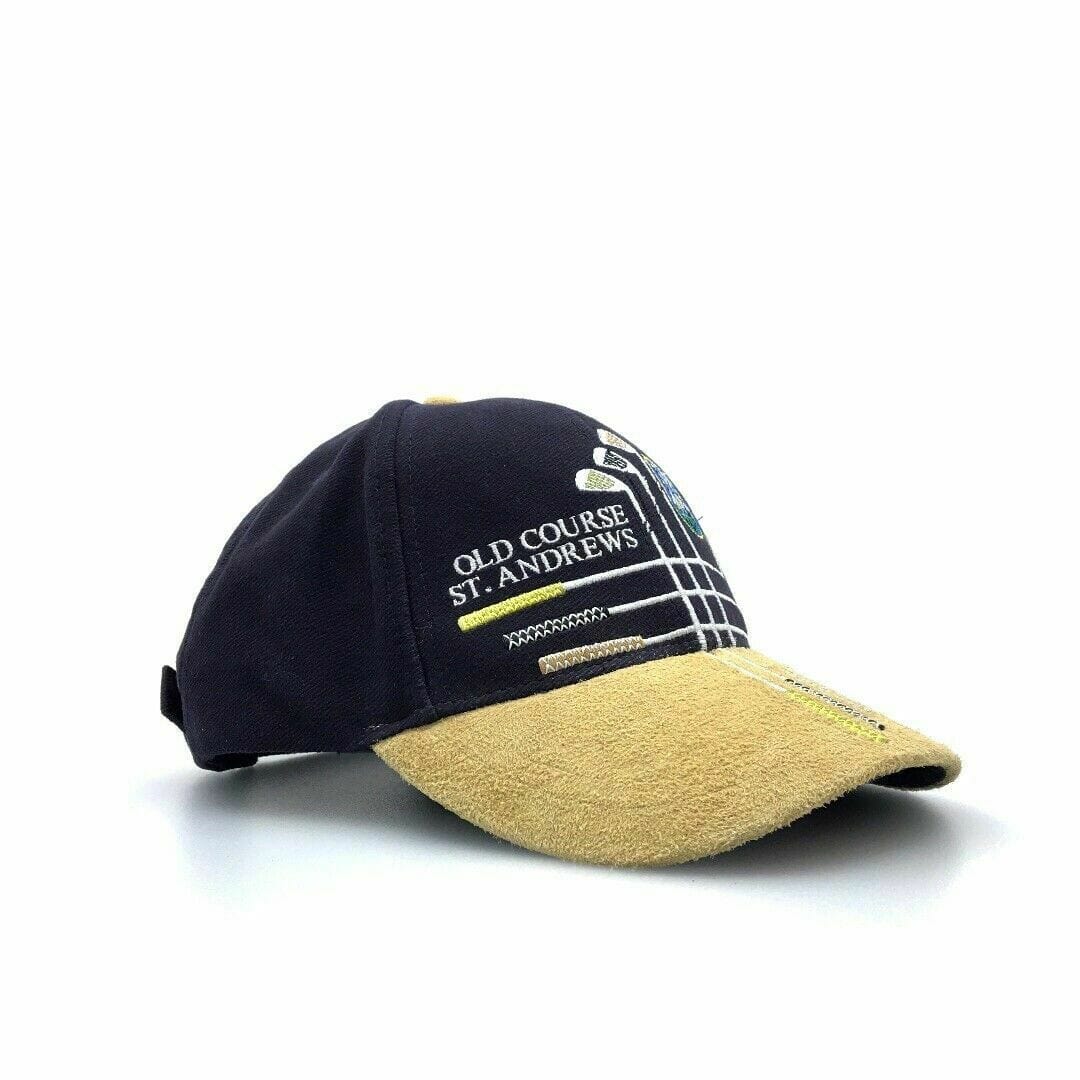 Nostalgic Heritage Of Scotland Vintage Old Course St. Andrews Embroidered Hat - Blue/Beige - Adjustable