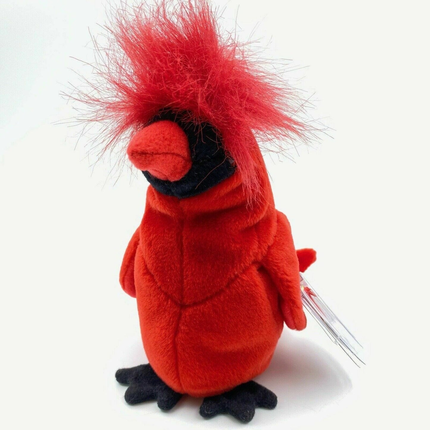 Ty Original Beanie Babies Mac The Cardinal Plush Toy 1998 Excellent Cond. Vintage