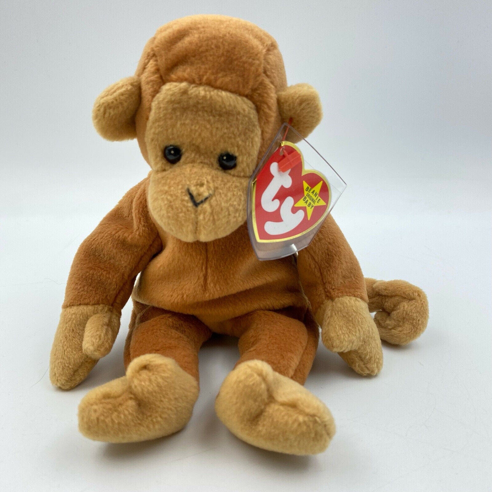 Vintage Bongo Monkey Plush Toy by Ty – Collectible Rare