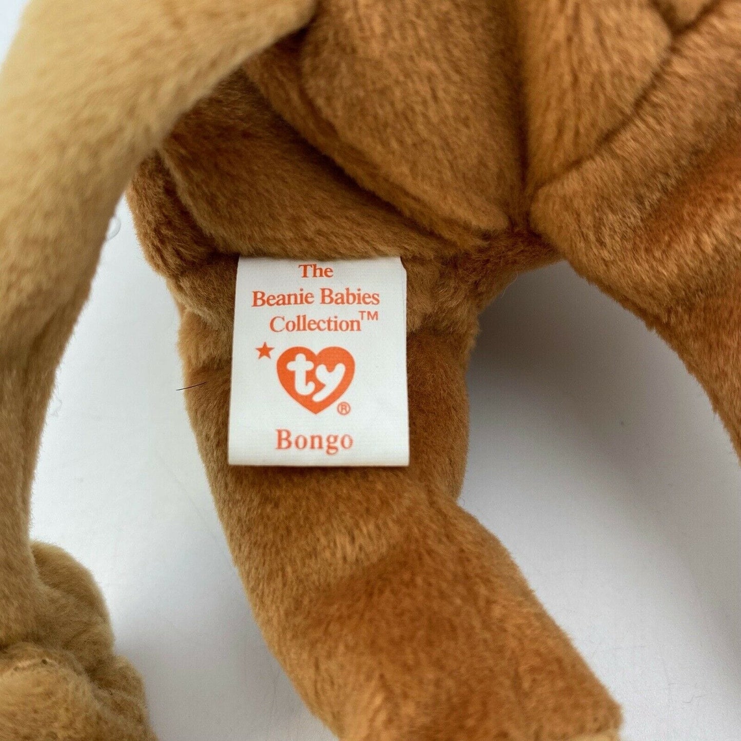 Ty Original Beanie Babies Bongo Monkey Plush Toy Excellent Cond. 1995