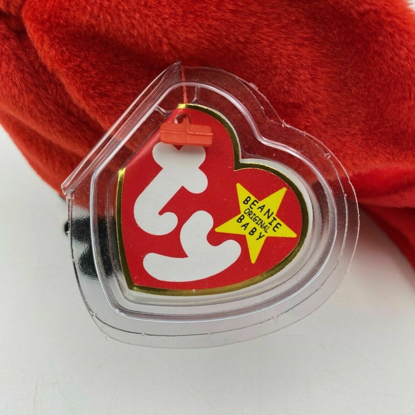 Ty Original Beanie Babies Mac The Cardinal Plush Toy 1998 Excellent Cond. Vintage