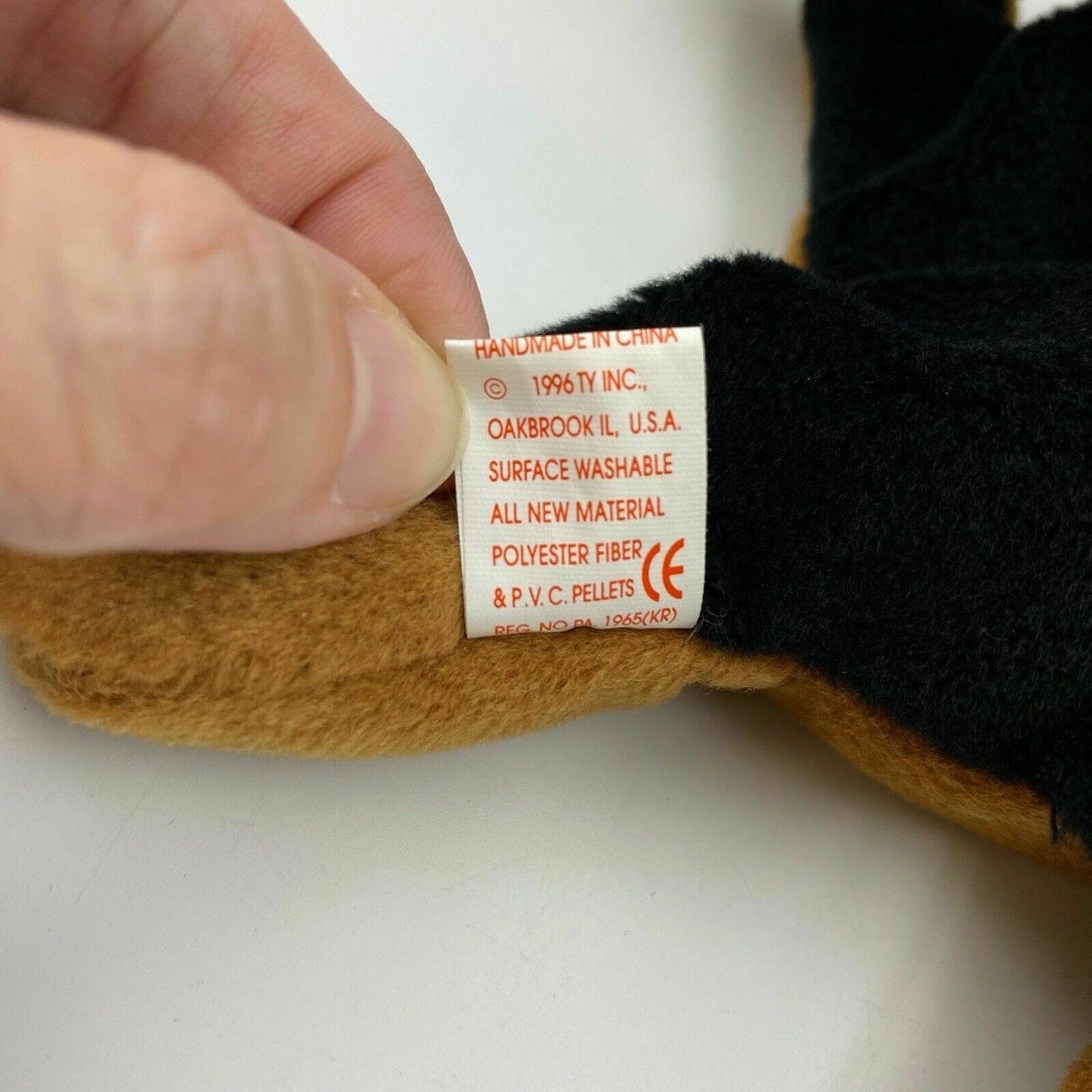 Ty Original Beanie Babies Doby Dog Plush Toy Excellent Cond. Vintage