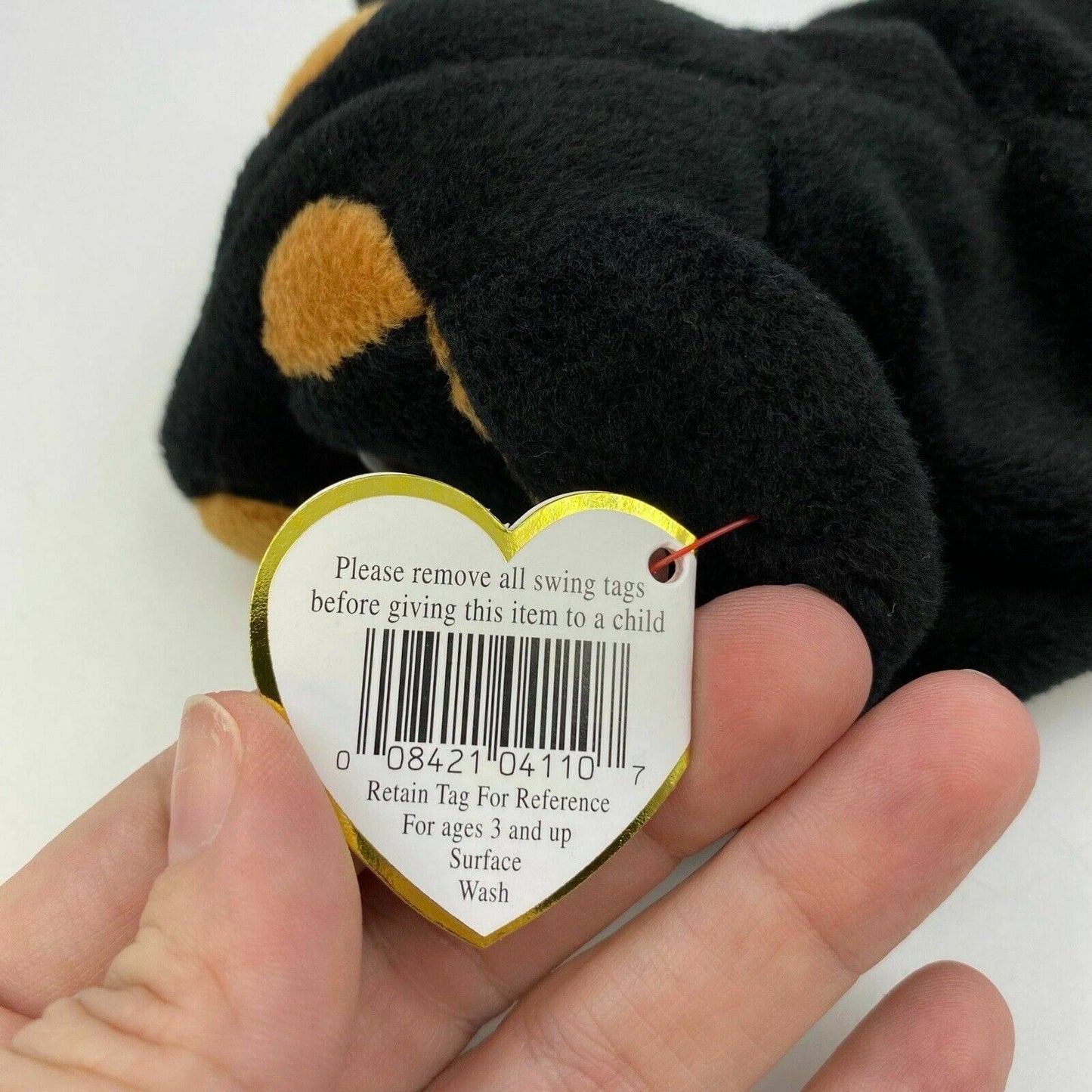 Ty Original Beanie Babies Doby Dog Plush Toy Excellent Cond. Vintage