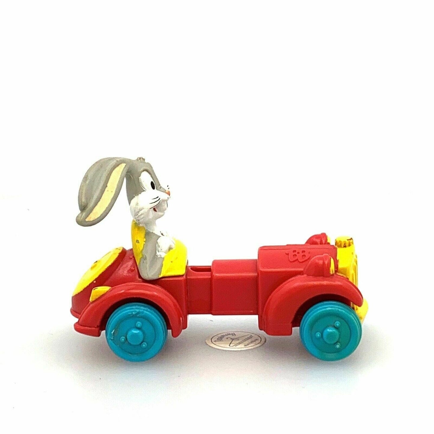 Nostalgic Warner Bros Vintage Bugs Bunny Stretching Limo Toy Car Very Good Used 1992 McDonalds Happy Meal Toy