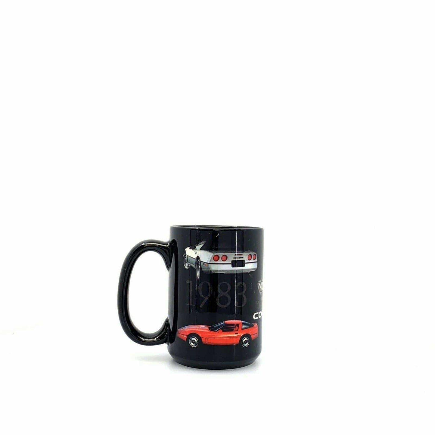 Nostalgic Chevrolet Corvette Vintage Coffee Cup - 16oz, Black, Very Good
