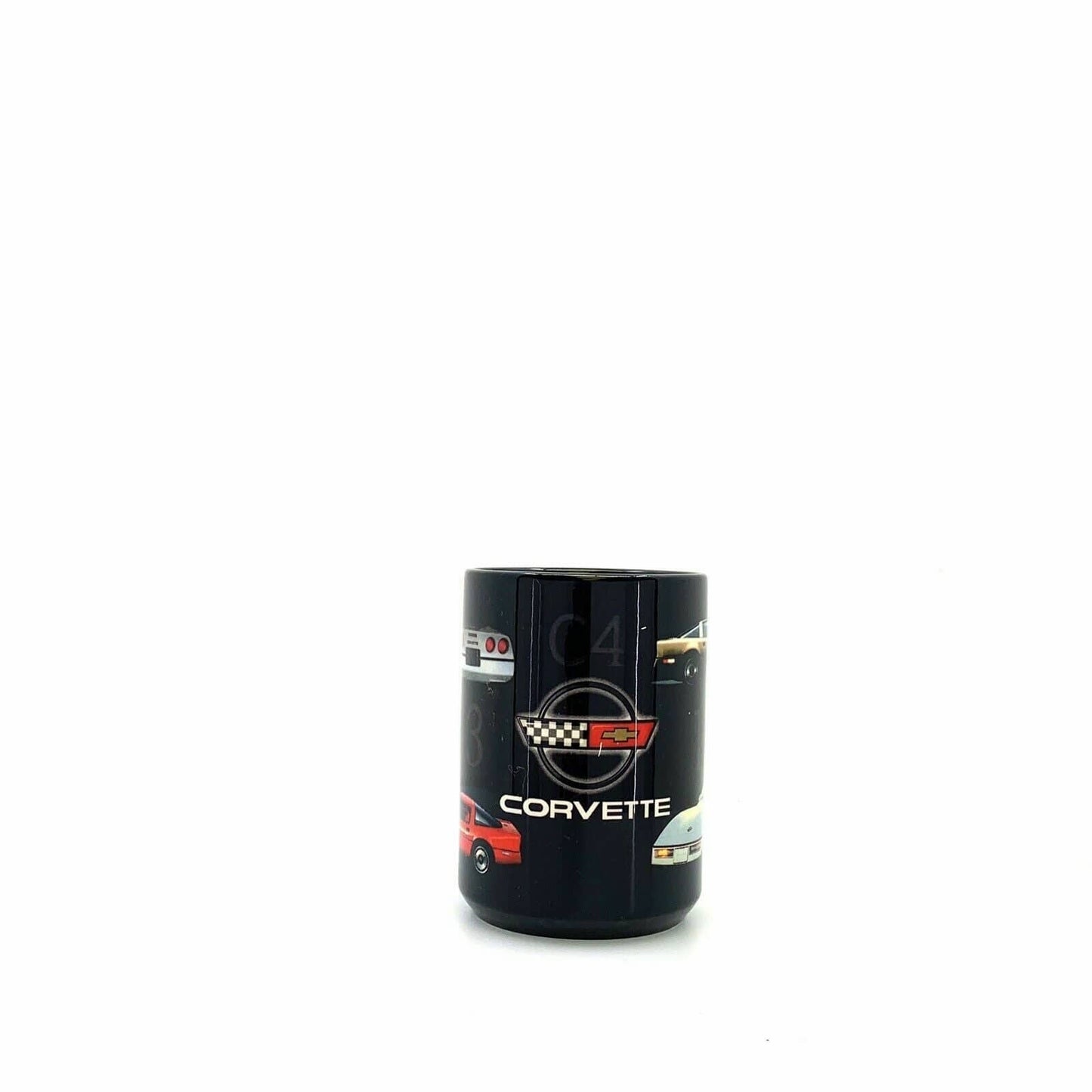 Nostalgic Chevrolet Corvette Vintage Coffee Cup - 16oz, Black, Very Good