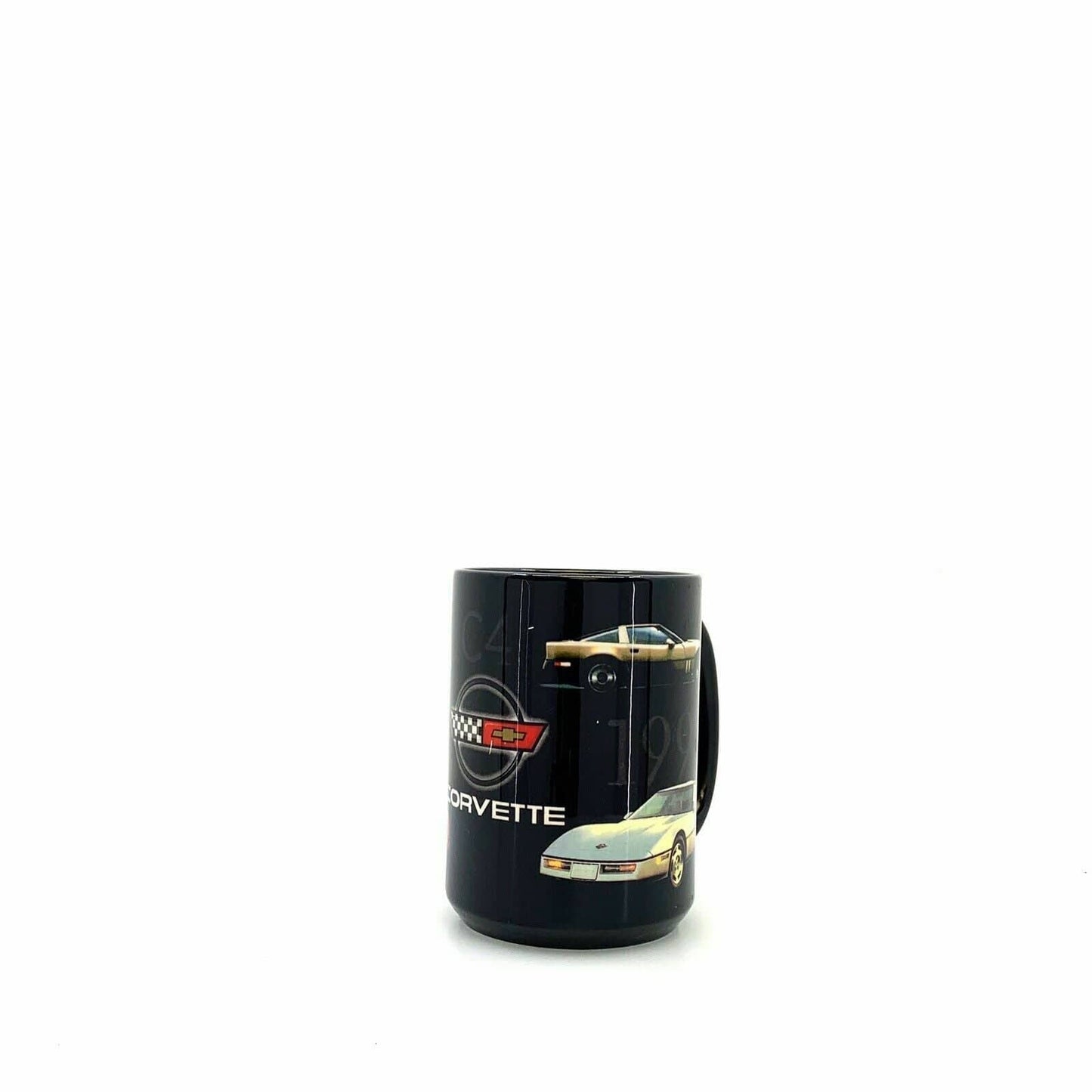 Nostalgic Chevrolet Corvette Vintage Coffee Cup - 16oz, Black, Very Good
