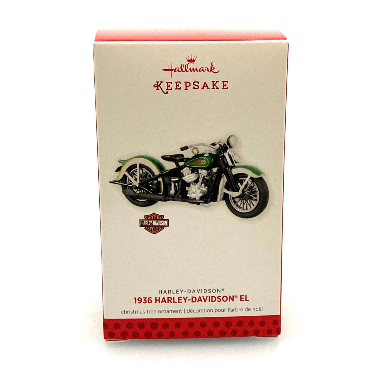 Hallmark Keepsake 1936 HARLEY-DAVIDSON® EL Motorcycle Christmas Ornament