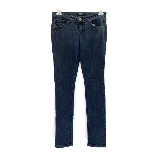 Bongo London Juniors' Low-Rise Skinny Jeans - Blue Denim - Size 9