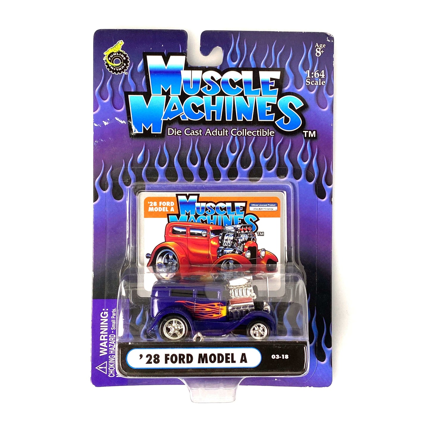 Muscle Machines Ford Model A Diecast Car – Limited Edition Purple Collectible for Adult Collectors – 1:64 Scale Model
